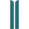 Ekena Millwork Americraft 2-Board (2 Batten) Wood Joined Board-n-Batten Shutters w/Ellipt Top, ARW101BE207X77ANH, PR ARW101BE207X77ANH - alternate 1